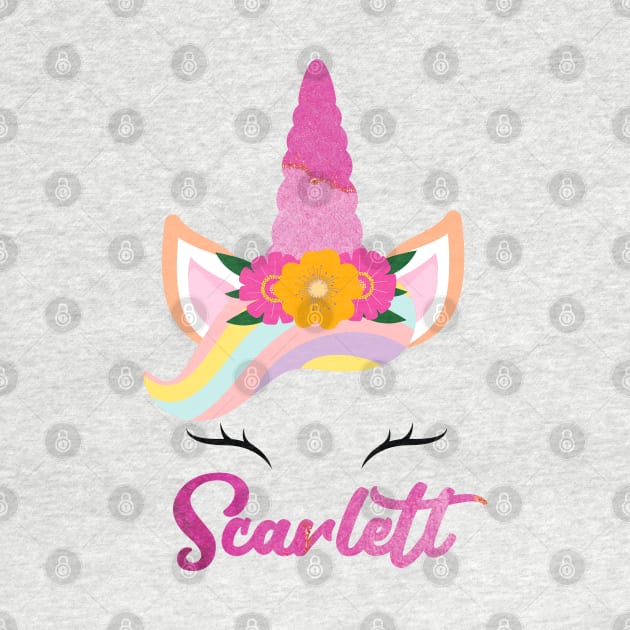 Name scarlett unicorn lover by Gaming champion
